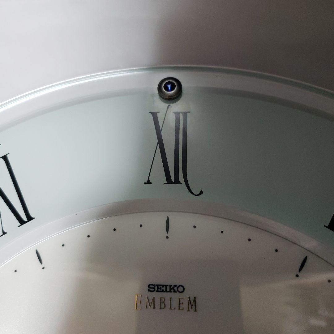 SEIKO EMBLEM 壁掛け時計　HS548W スワロフスキー