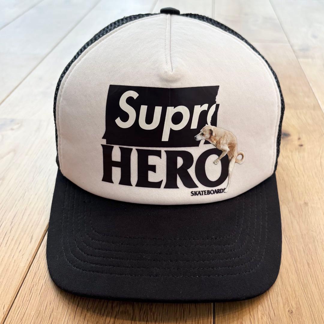 【希少】Supreme ANTIHERO Mesh Back 5-Panel 黒