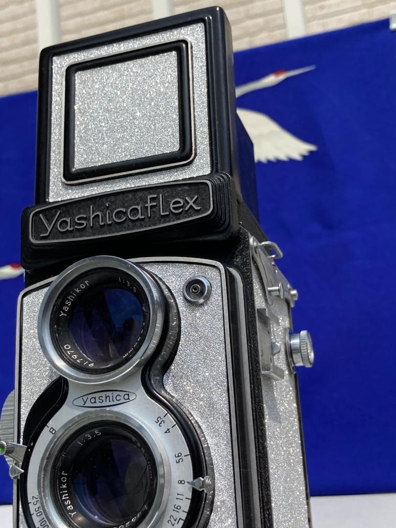 若葉が鮮やか　キラキラ感 YASHICA FLEX インテリアにもどうぞ