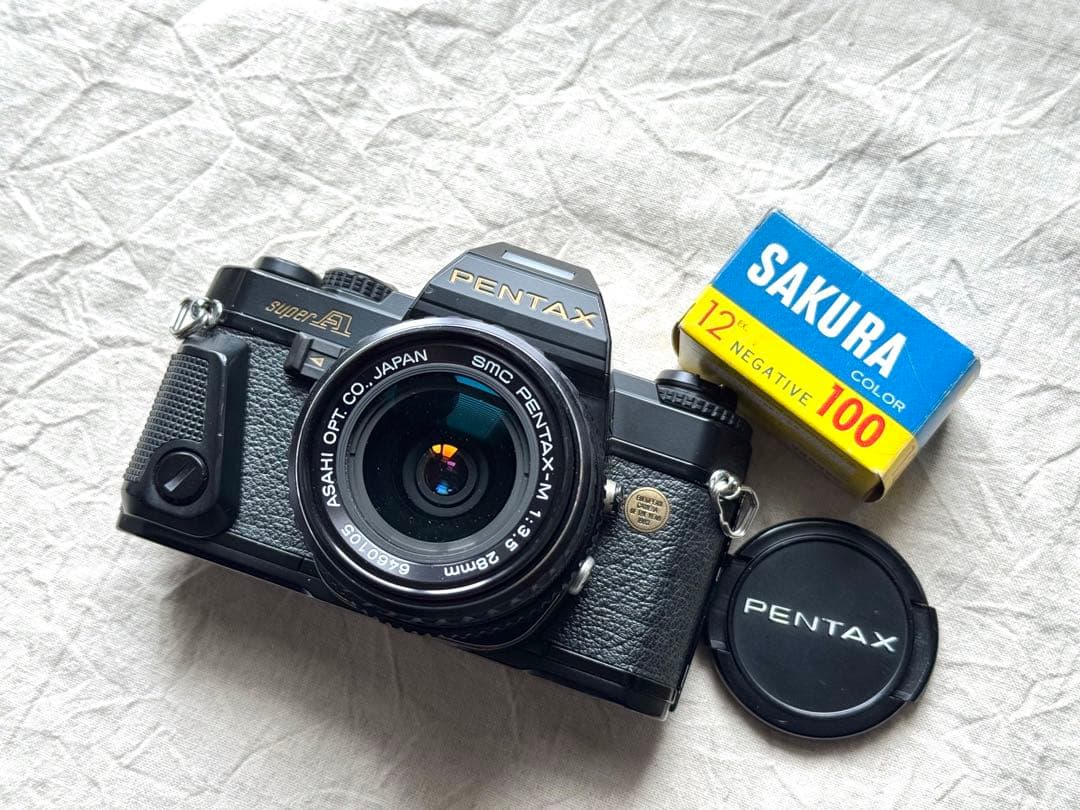 ⌘完動品！ モルト交換済、作例あり！ PENTAX Super A 限定モデル⌘