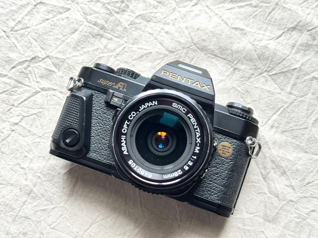 ⌘完動品！ モルト交換済、作例あり！ PENTAX Super A 限定モデル⌘