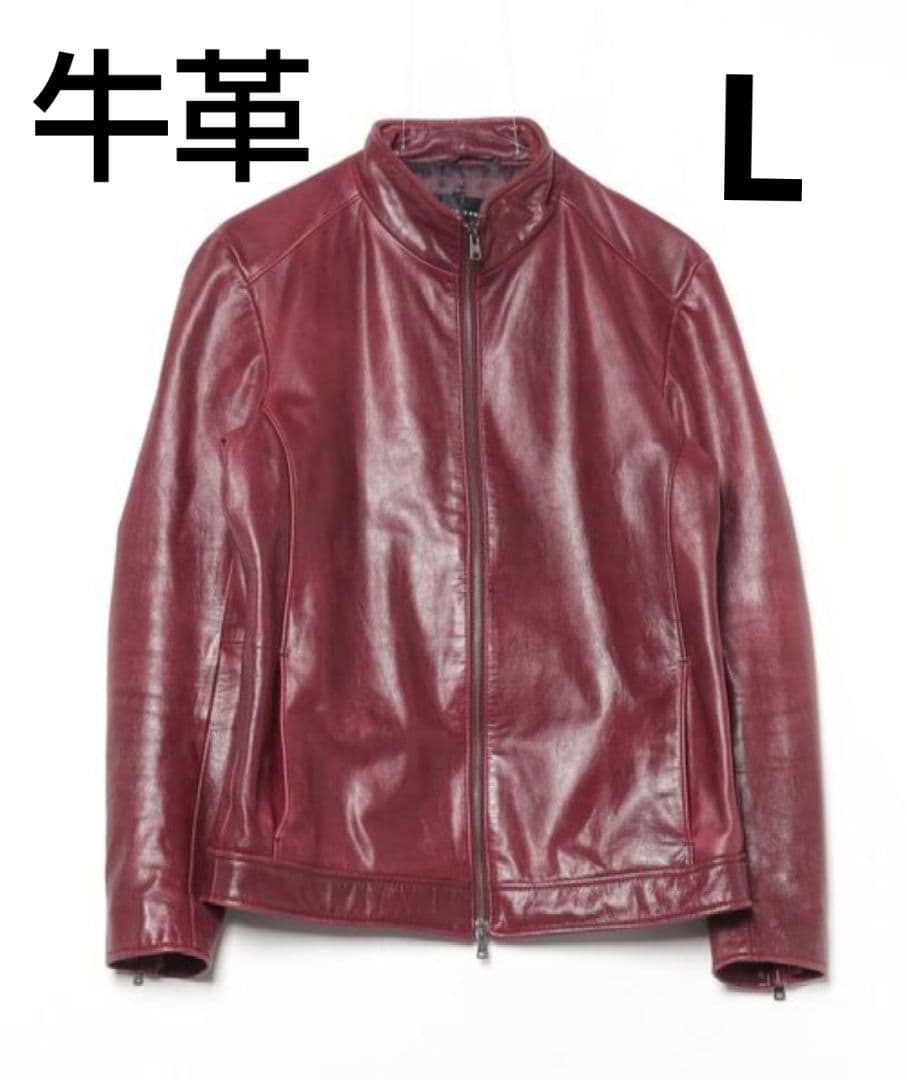 牛革レザージャケットサイズL