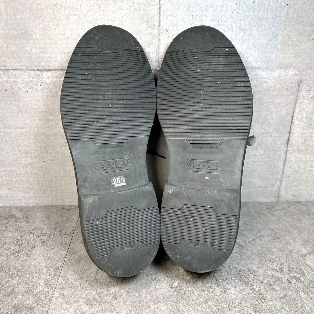 極美品【REGAL】ビジネスシューズ/JU17/メダリオン/ウイングチップ/革靴