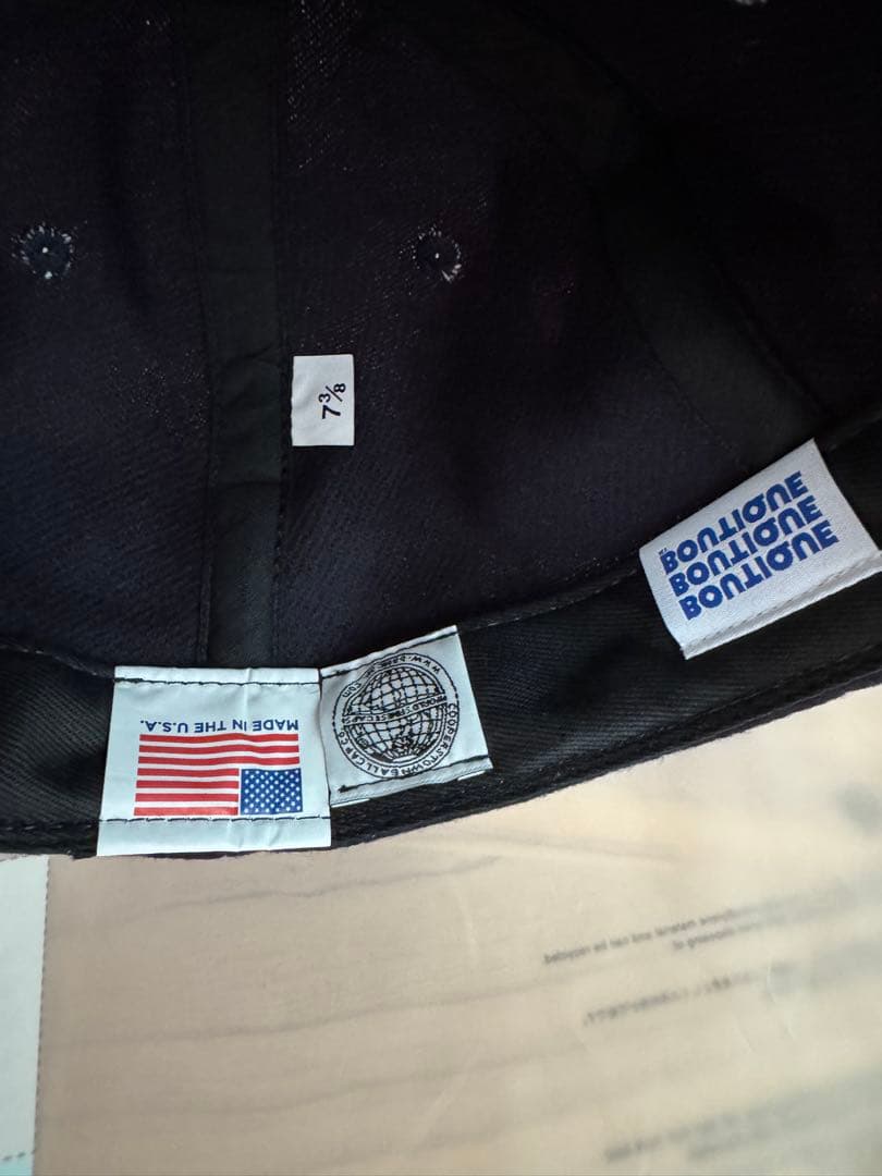 descendant BOUTIQUE 黒キャップ 7 3/8