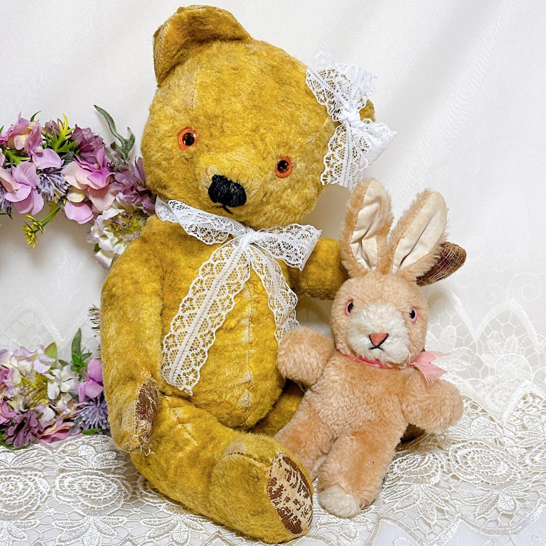 ❤️愛されチャドバレーベア❤️1950年頃　テディベア　アンティークベア　ビンテージ