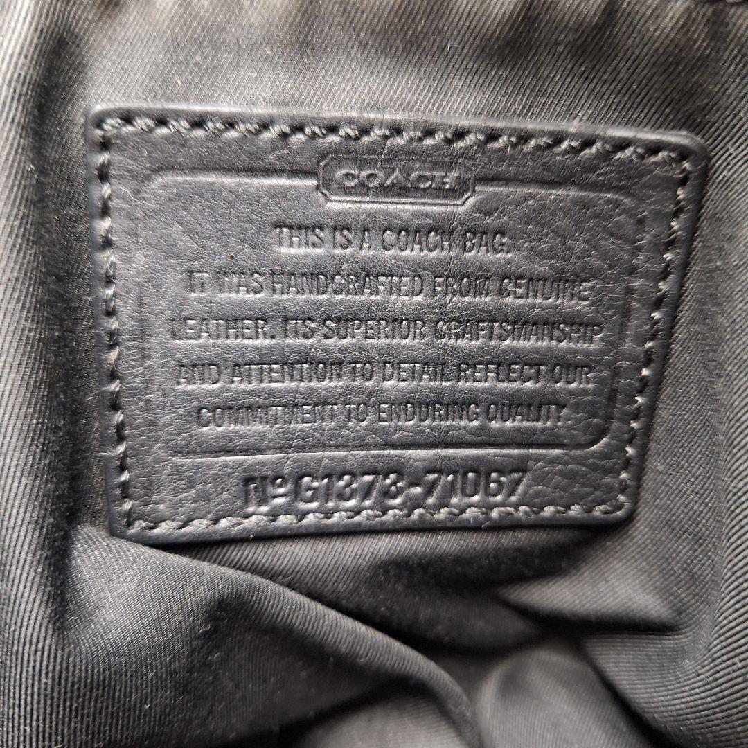 【COACH】コーチ　ビジネスバッグ　メトロポリタン　レザー　2WAY　ブラック