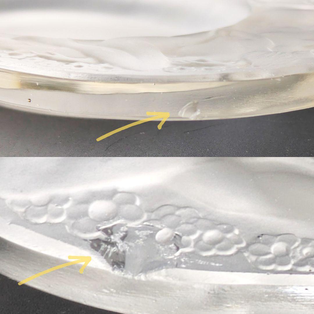 ルネ・ラリック初期作 Médicis 1924 葡萄と裸婦文 フロスト加工お買得
