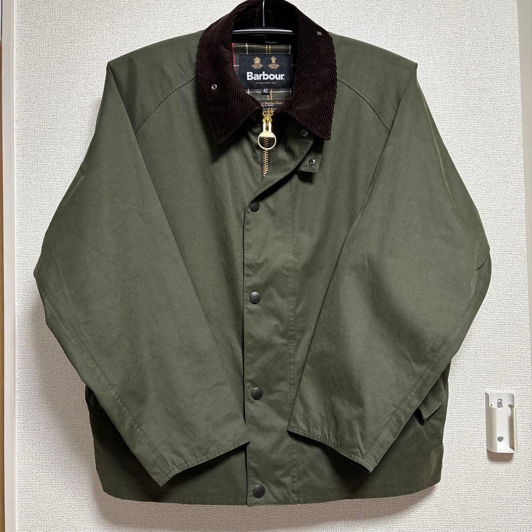 ［新品未使用品］Barbour オリーブグリーン アウター　42