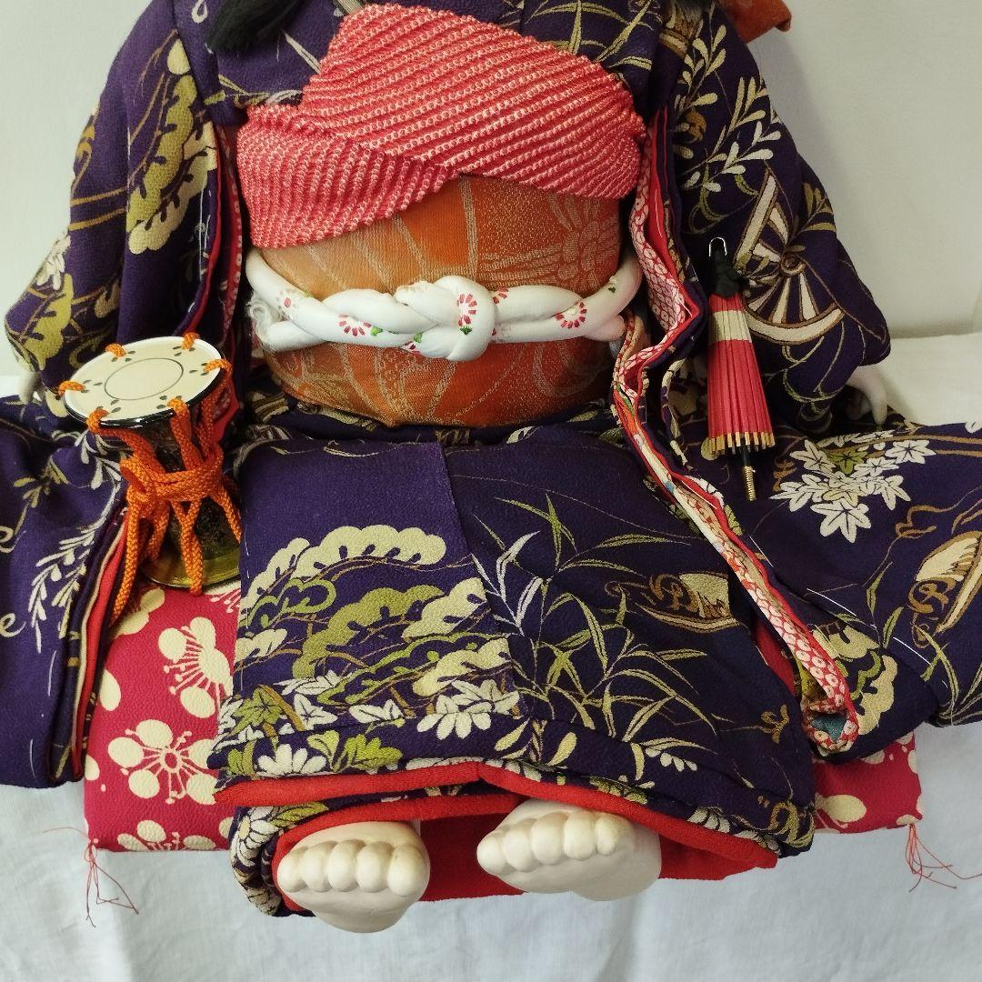 市松人形 日本人形 アンティーク 女の子 着物 ビスクドール