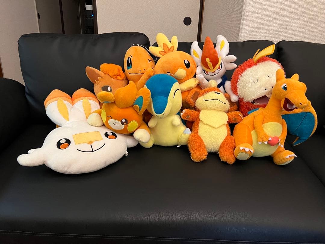 ポケットモンスターの炎タイプのぬいぐるみ10体セット