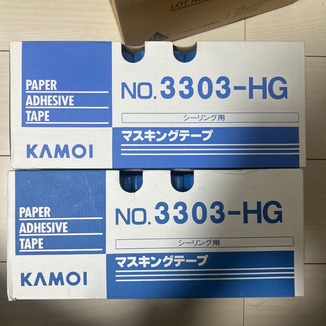 KAMOI マスキングテープ NO.3303-HG 40mm 18m二個