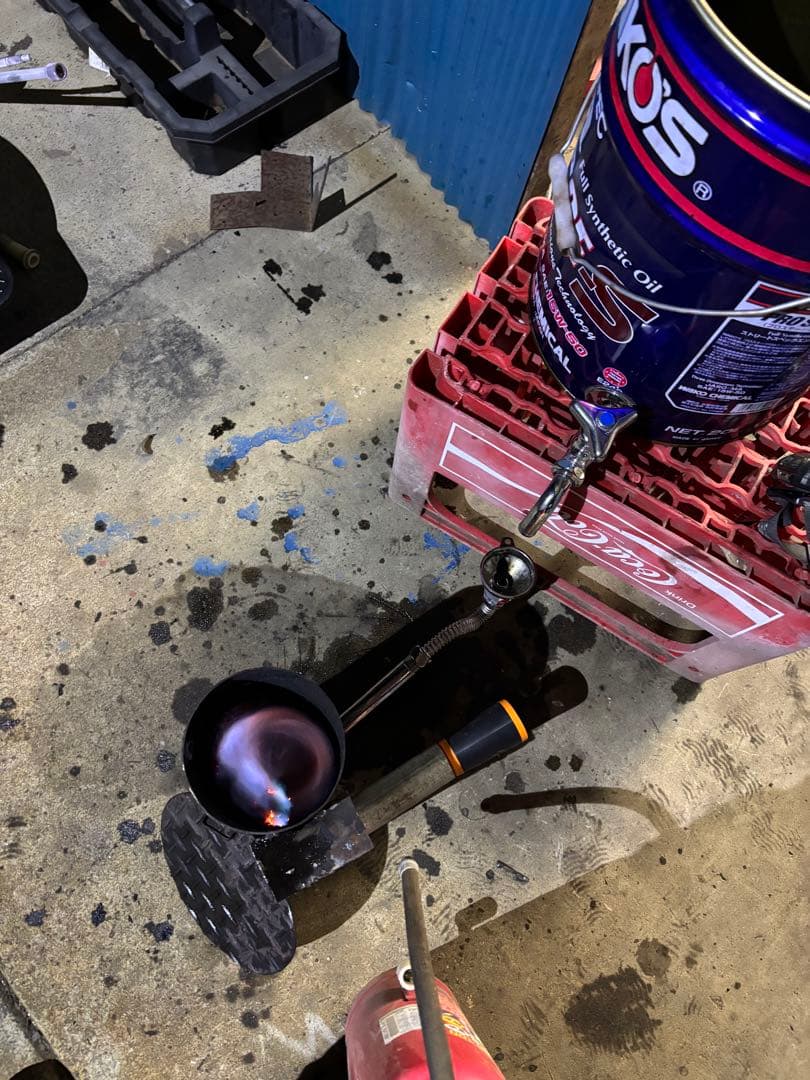 廃油ストーブ　消化器　10型