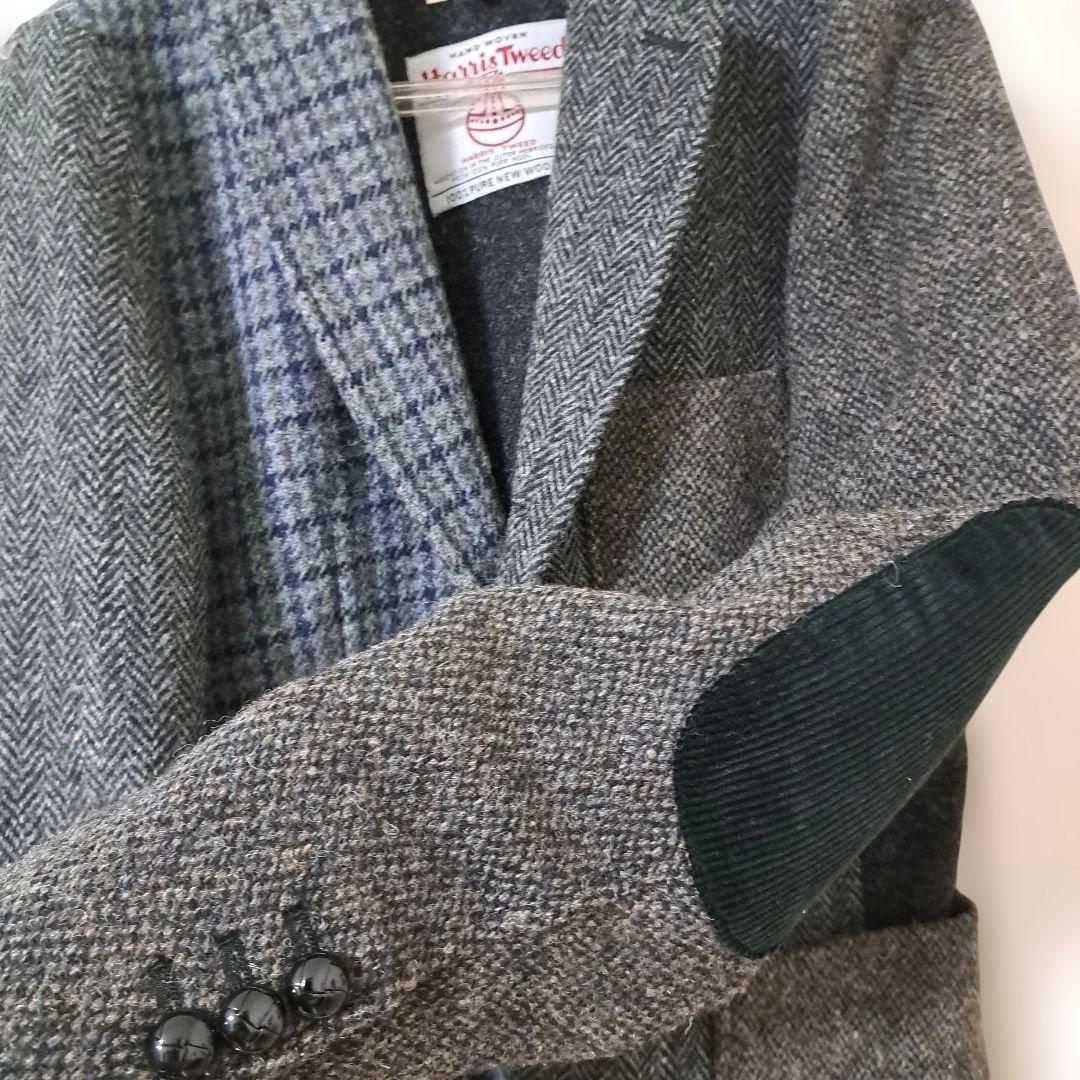 【美品】ユナイテッドアローズ × ハリスツイード テーラードジャケット