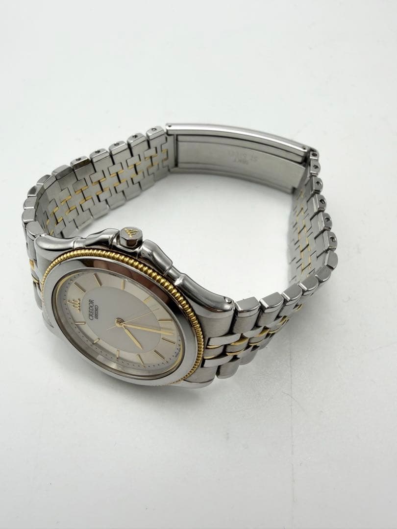 セイコー クレドール 18KT+ST 8J81-6A20 クォーツ メンズ