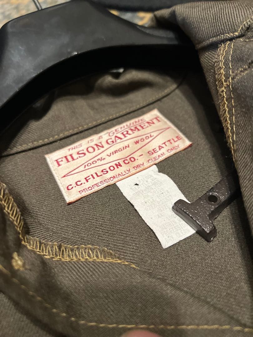 希少/限定1987着/FILSON/クルーザージャケット/USA製/44サイズ