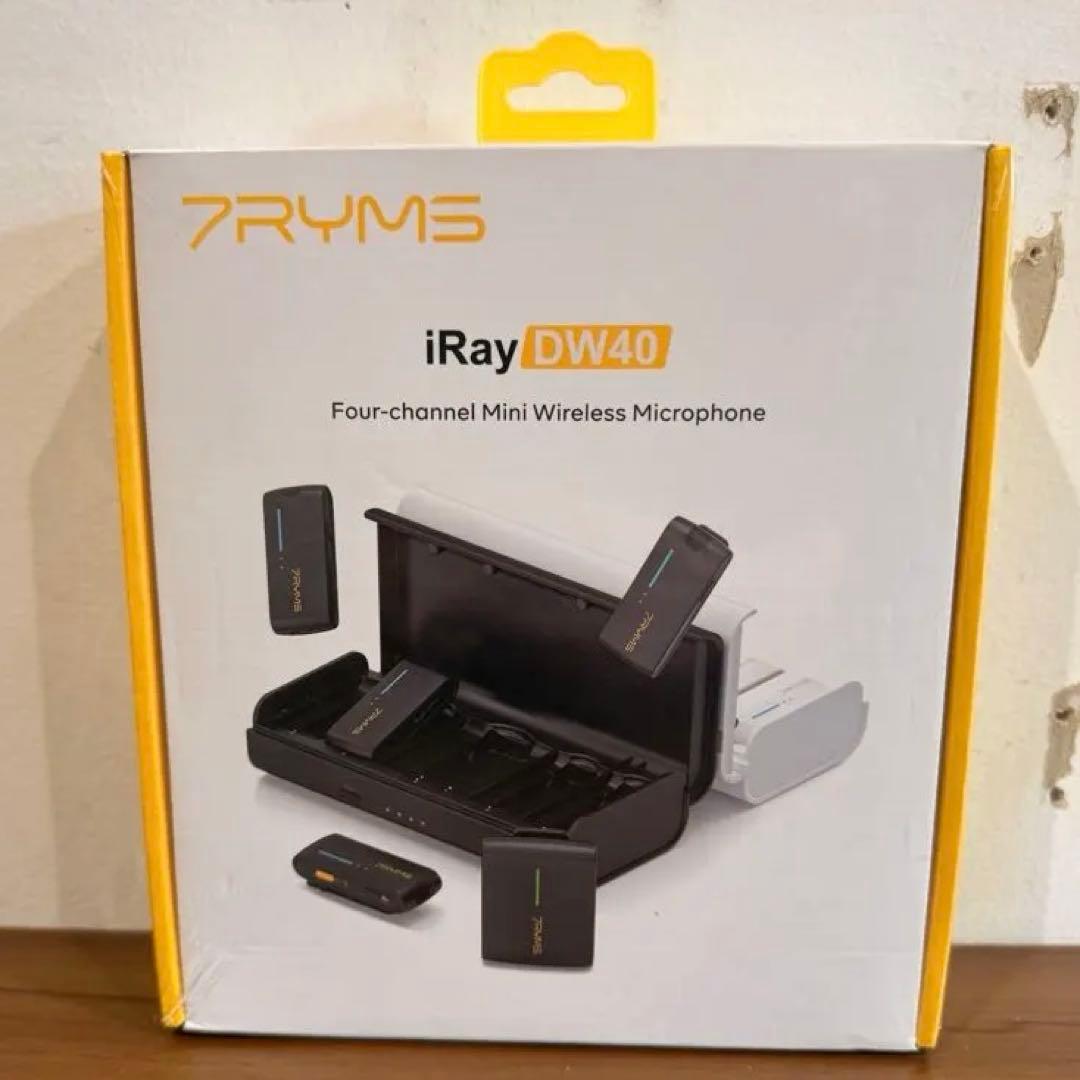 TRYMS iRay DW40 ワイヤレスマイク 4ch 無線マイク 200m