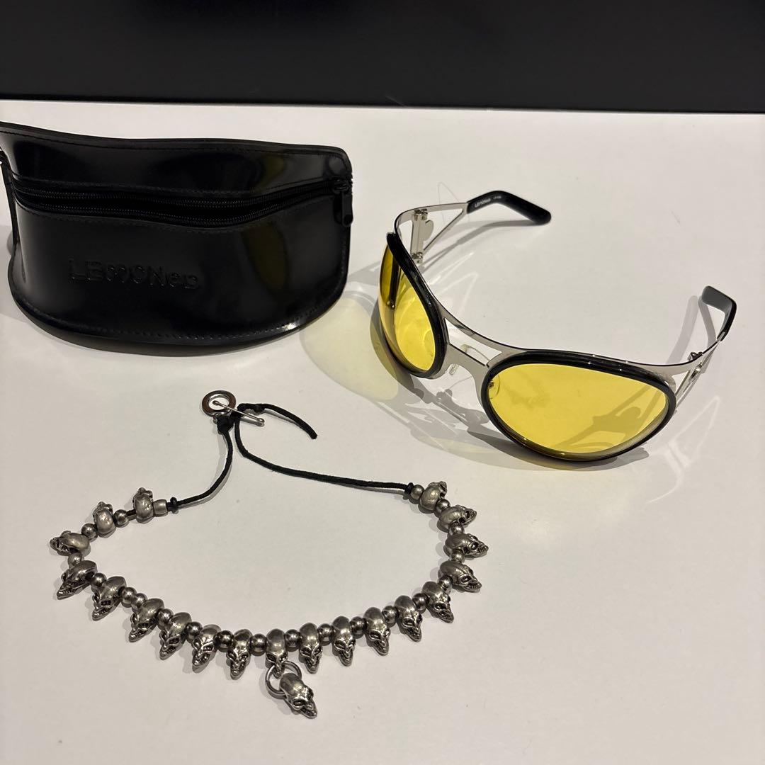 あ*子様 hide レモネードショップ　公式サングラス　hide スカルネックレ