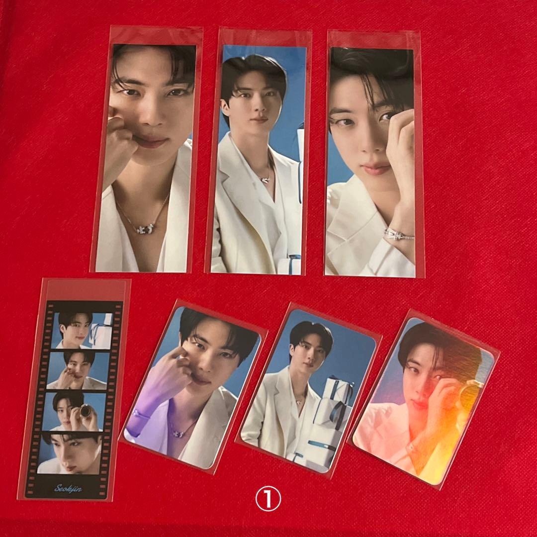 BTS ロングステッカー・ブックマーク・ホログラム両面フォトカード等♡Jin