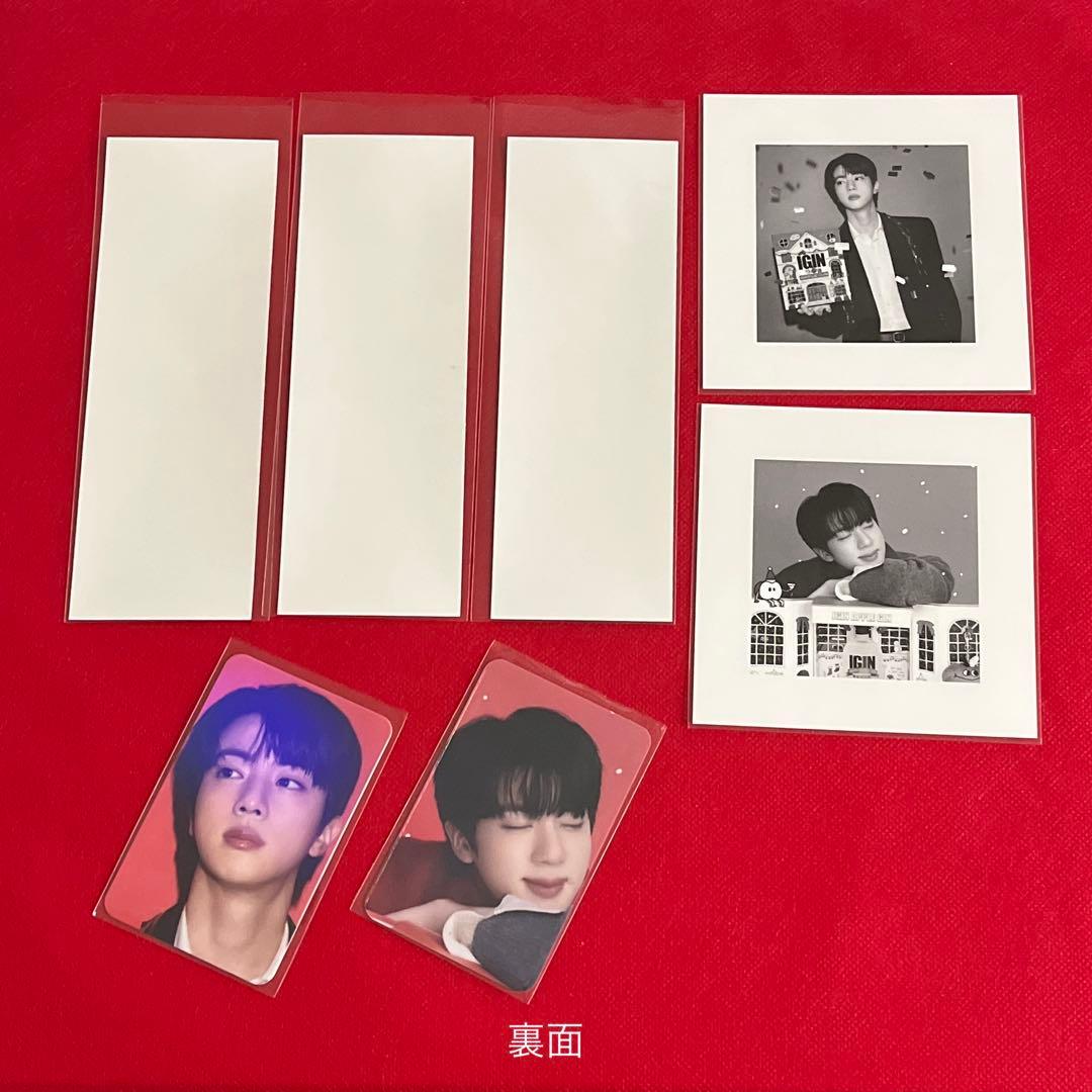 BTS ロングステッカー・ブックマーク・ホログラム両面フォトカード等♡Jin
