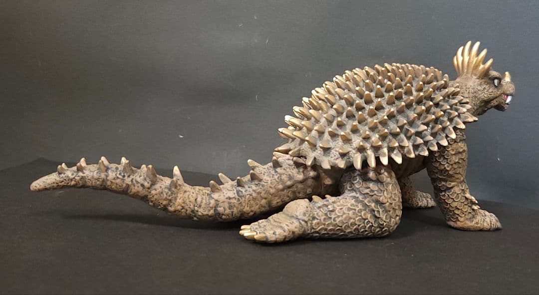 ゴジラ怪獣ソフビ　アンギラス　リペイント完成品