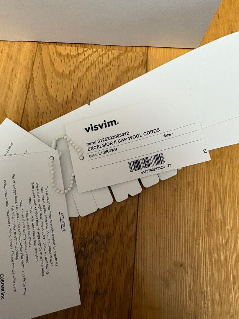 帽子 visvim EXCELSIOR II CAP WOOL CORDS