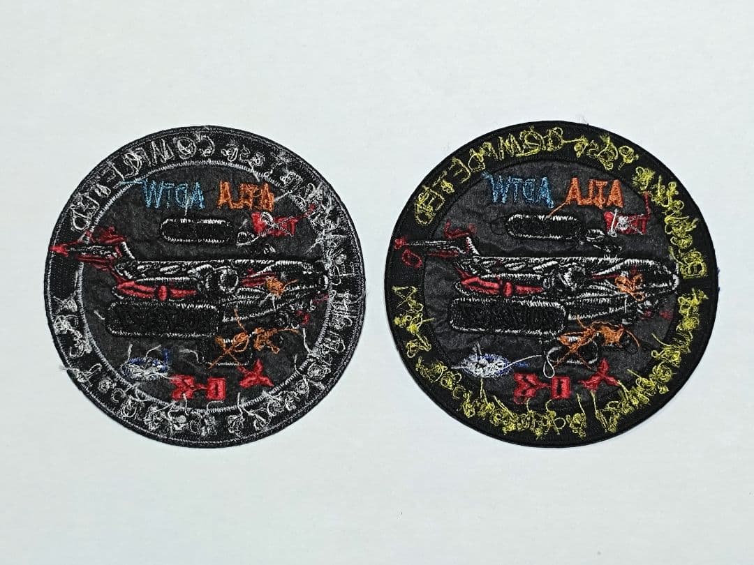 航空自衛隊 XC-2 開発完了記念ワッペン 2枚セット②