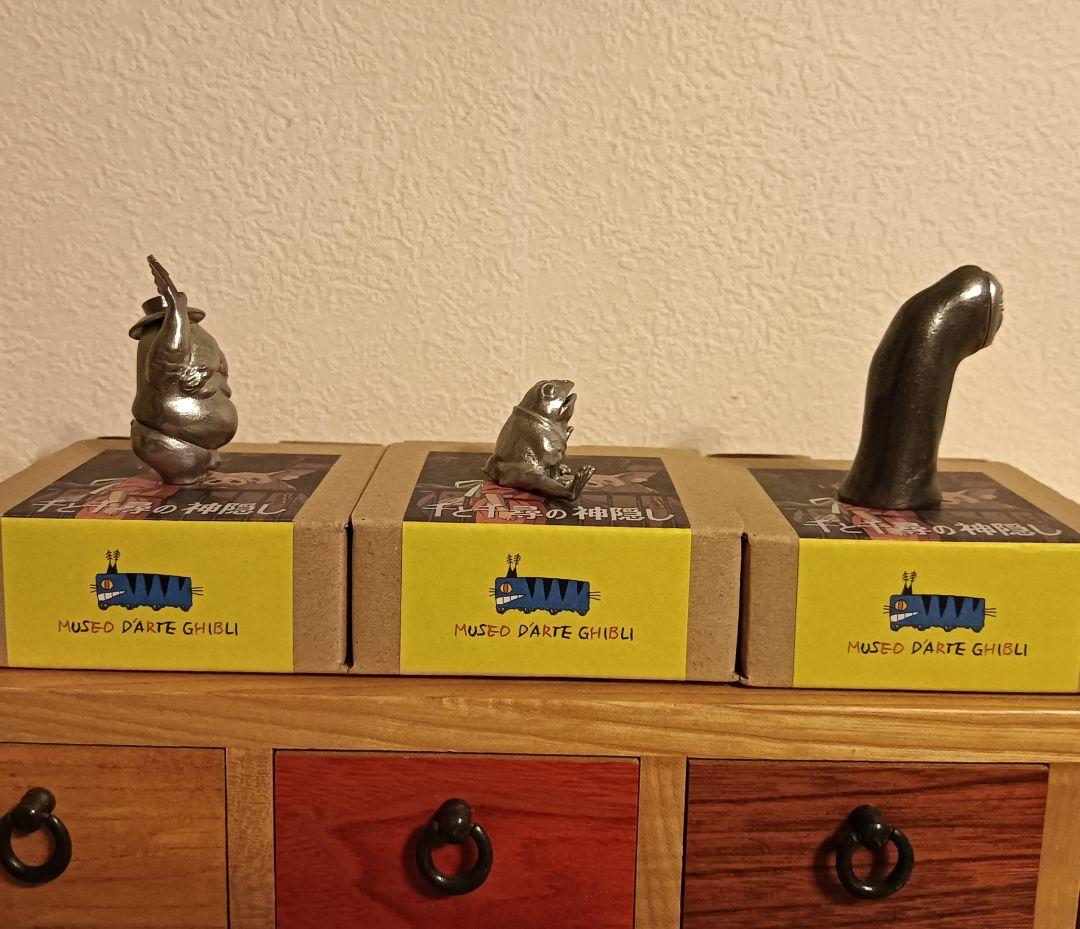 【激レア】ジブリ美術館限定『 千と千尋の神隠し』フィギュア　3個セット