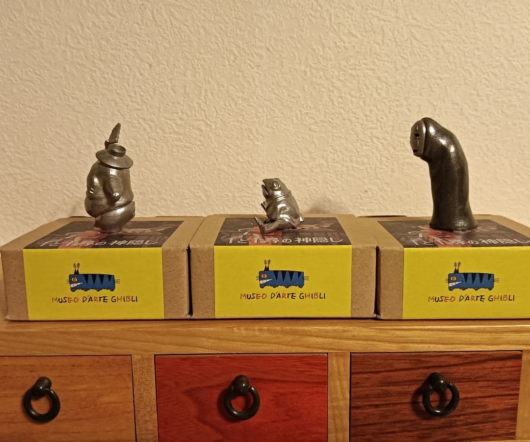 【激レア】ジブリ美術館限定『 千と千尋の神隠し』フィギュア　3個セット