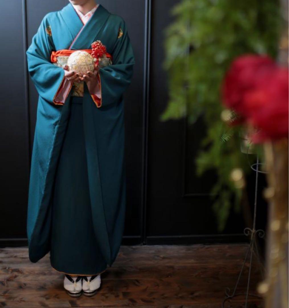 振袖フルセット、成人式、重ね衿、帯揚げ帯締め、伊達紋 正絹振袖フルセット　帯枕