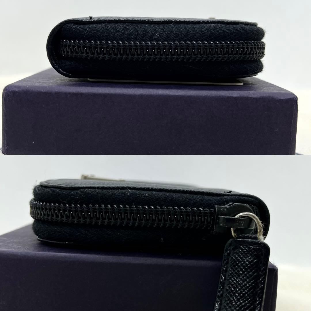 極美品/箱・ギャラ付き✨プラダ ケース 三角ロゴ サフィアーノレザー
