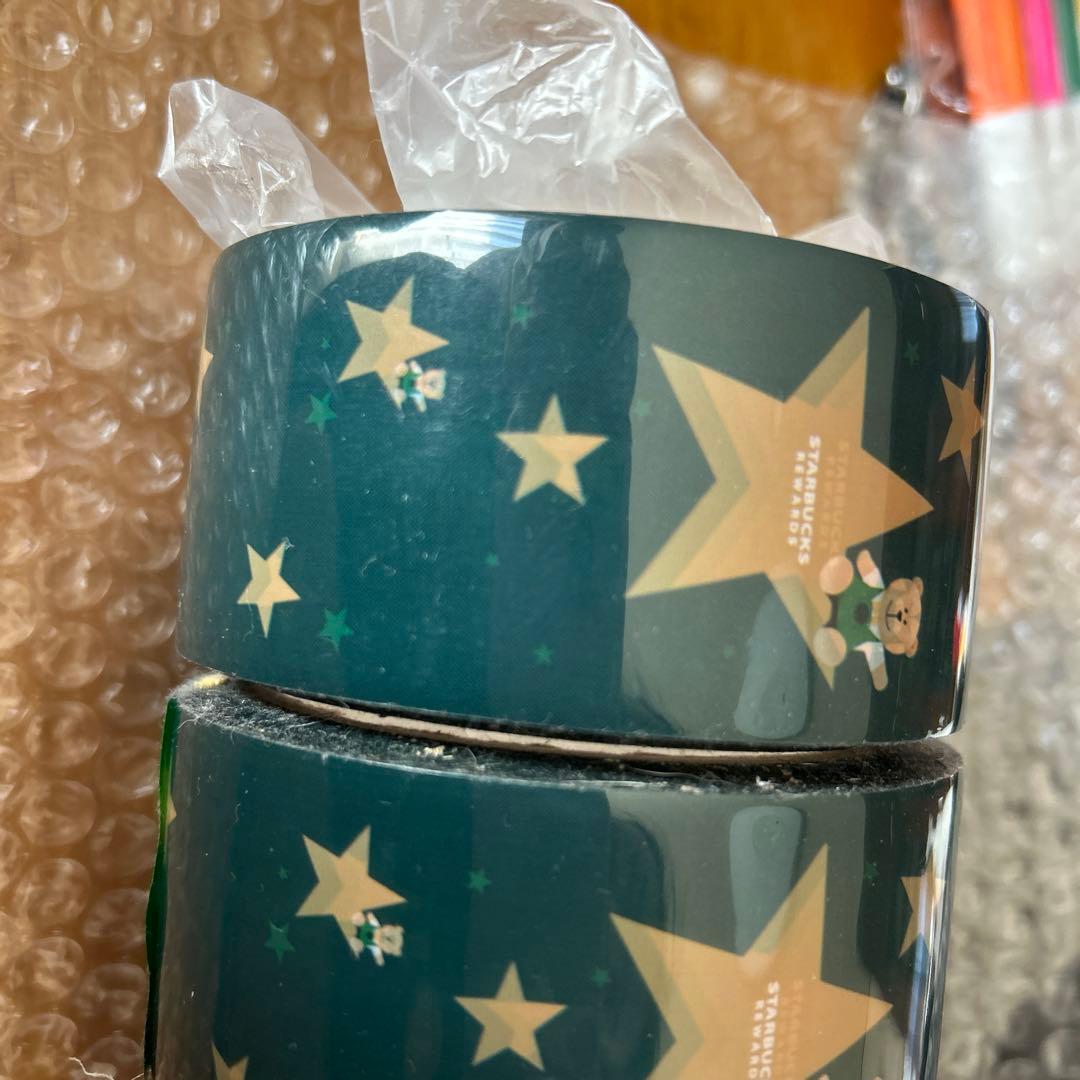 スタバ　スターバックス　ベアリスタ　サイレン　OPPテープ　ボックス　テープ