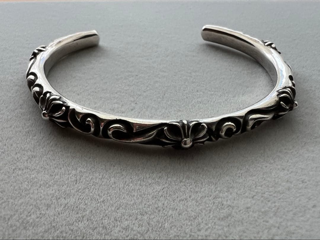 鑑定済み　Chrome hearts SBTバングル