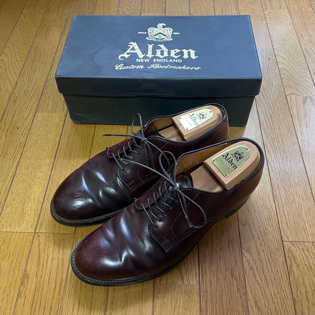 靴 Alden 53501 cordovan burgundy