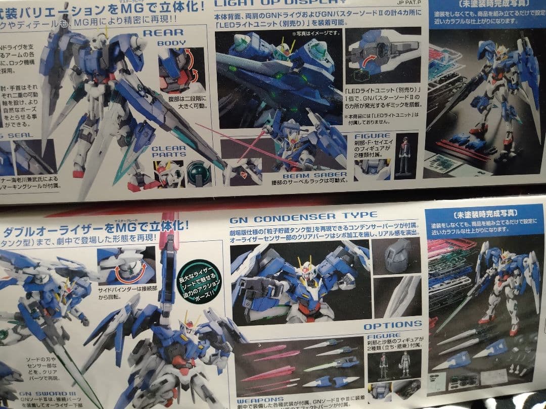 未組立 MG ダブルオーライザー ダブルオーガンダム セブンソード/G ガンプラ