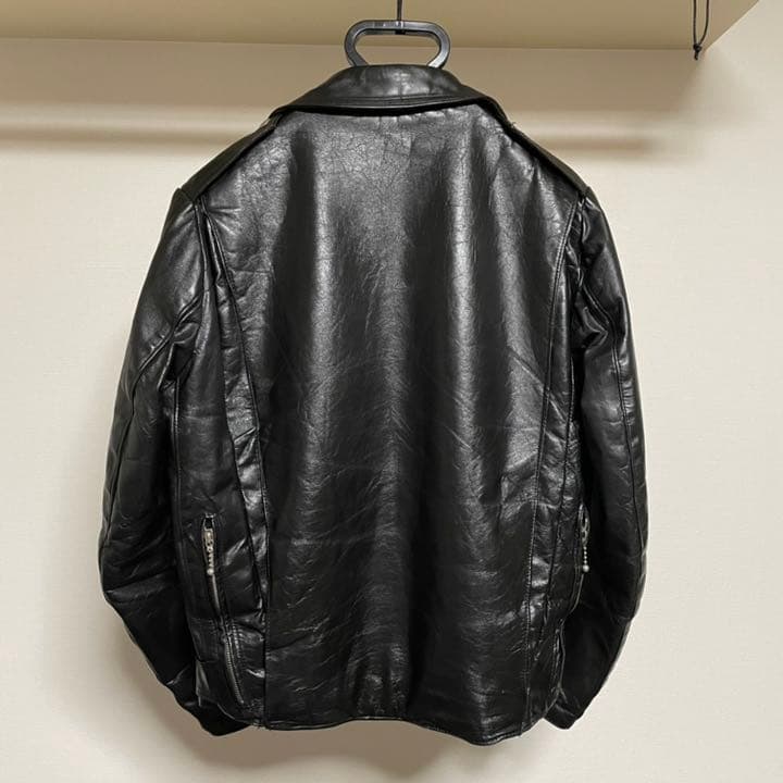 ルイスレザー　ヴィンテージ　ブロンクス　 70s スクエアタグ　ツイントラック