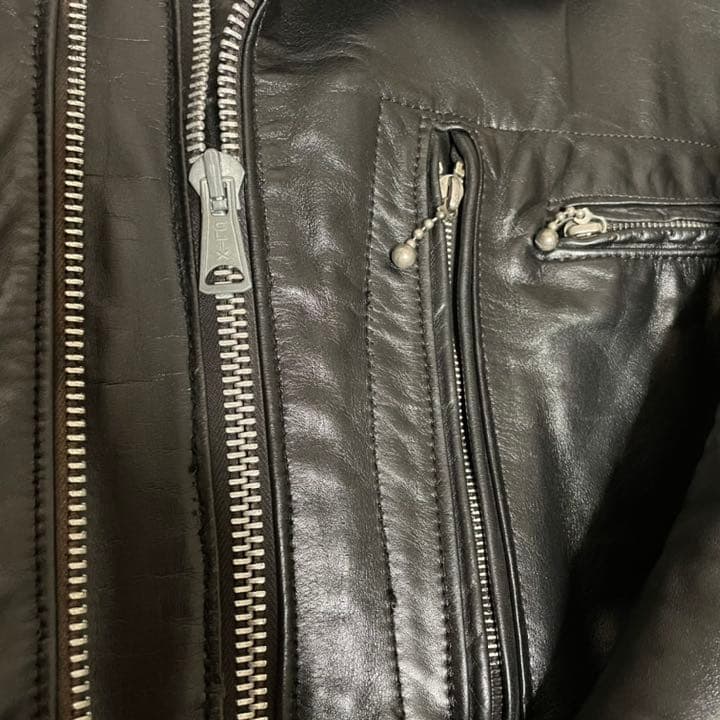 ルイスレザー　ヴィンテージ　ブロンクス　 70s スクエアタグ　ツイントラック