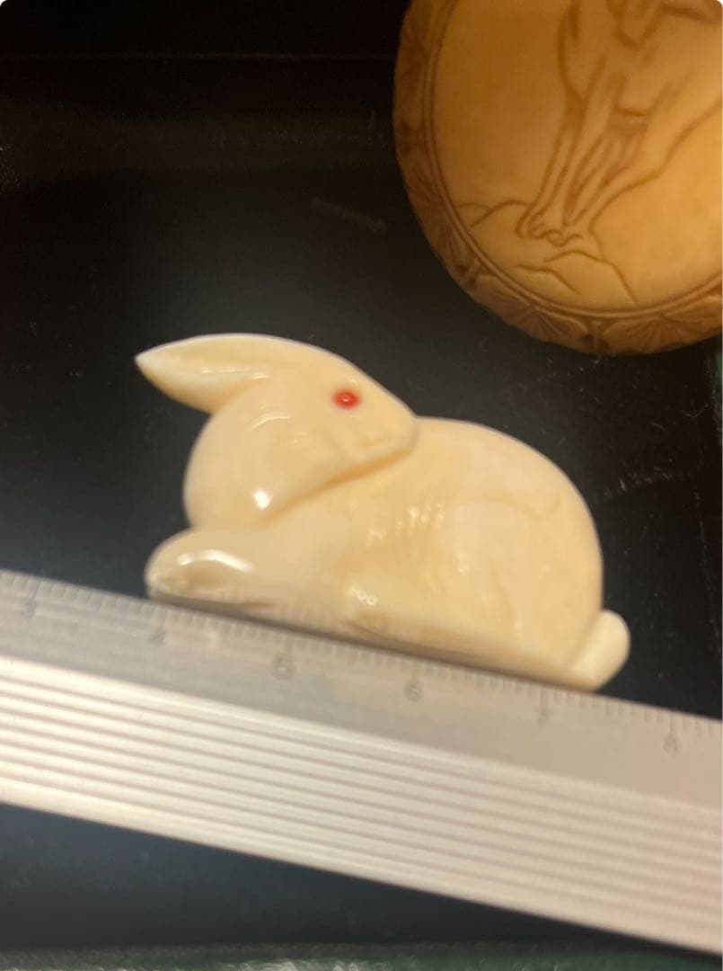 【美品】アキオモリ 森暁雄 ウサギ ブローチ