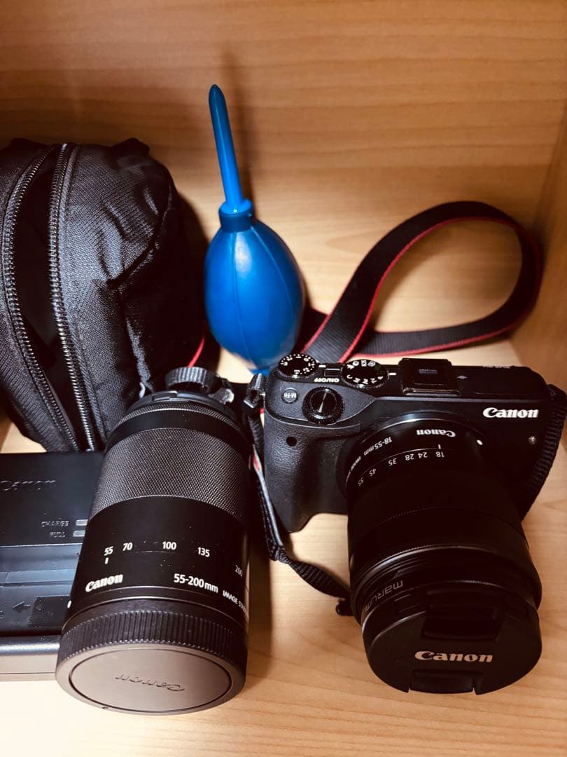 Canon EOS M3ミラーレスカメラ レンズ2本付き（ダブルレンズキット）