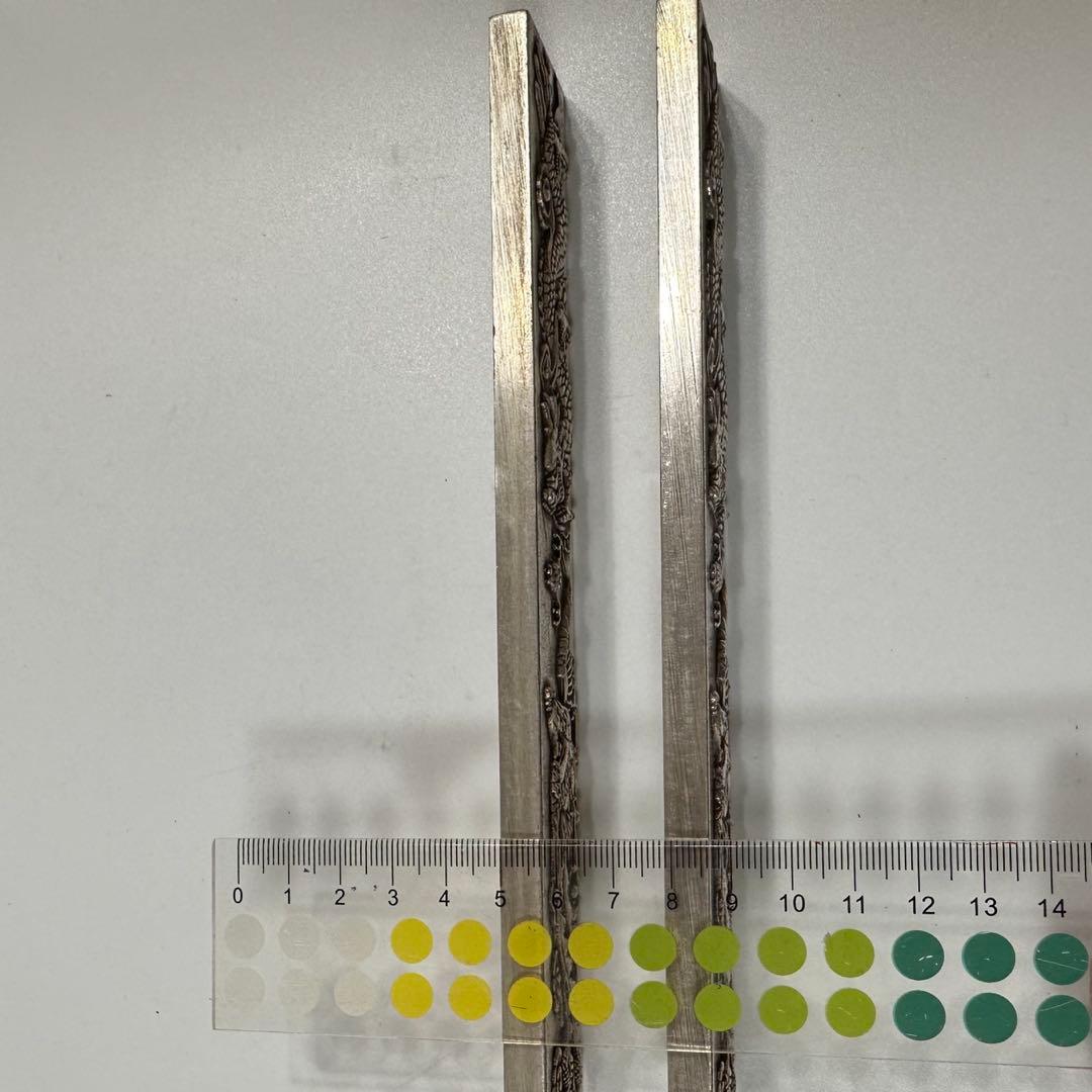 文鎮　書道　龍鳳呈祥　ペーパーウエイト2本セット