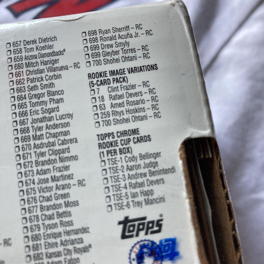 Topps メジャーリーグ 野球カード コンプリートセット2018年 大谷翔平