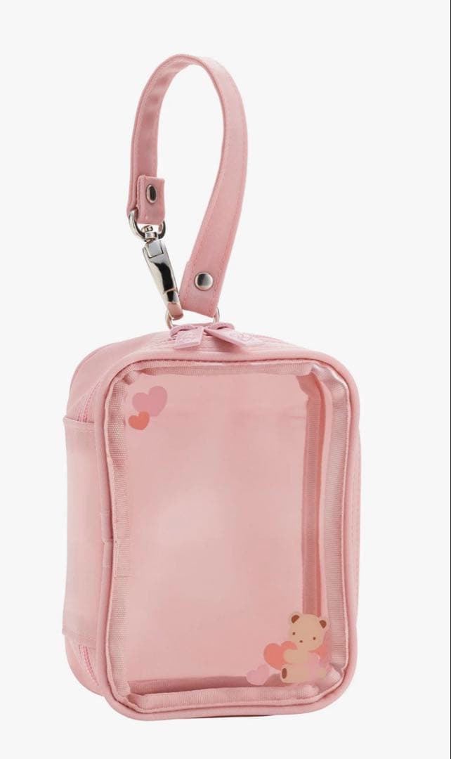 ファミリア　カラフルシリーズ　ポーチ　ピンク