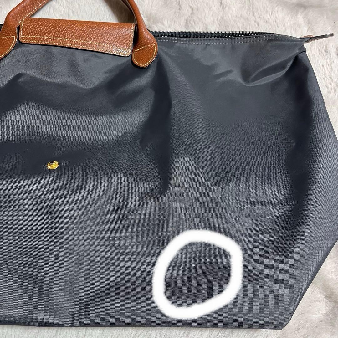 ロンシャン　プリアージュ　XLトラベルバック　ダークグレー