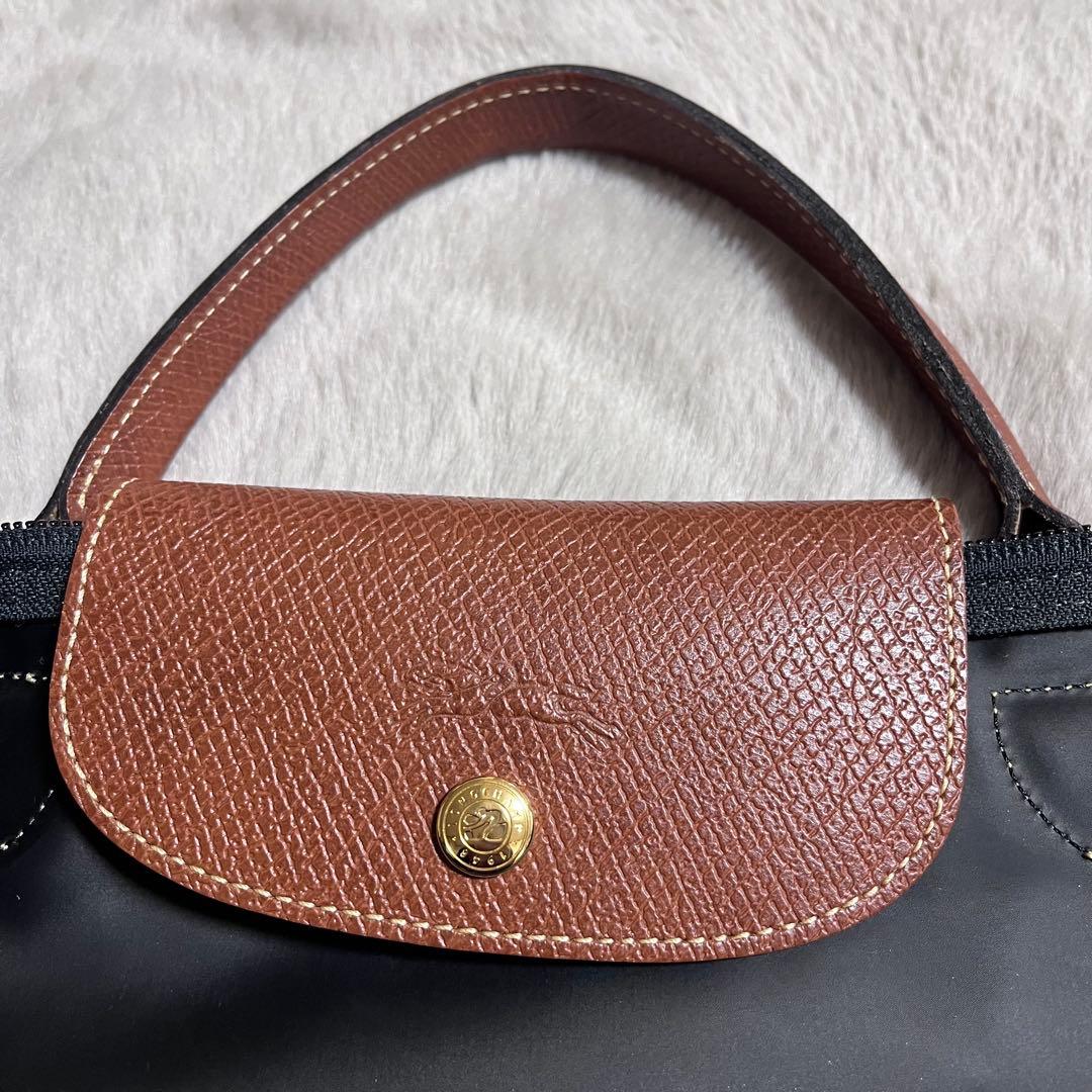 ロンシャン　プリアージュ　XLトラベルバック　ダークグレー