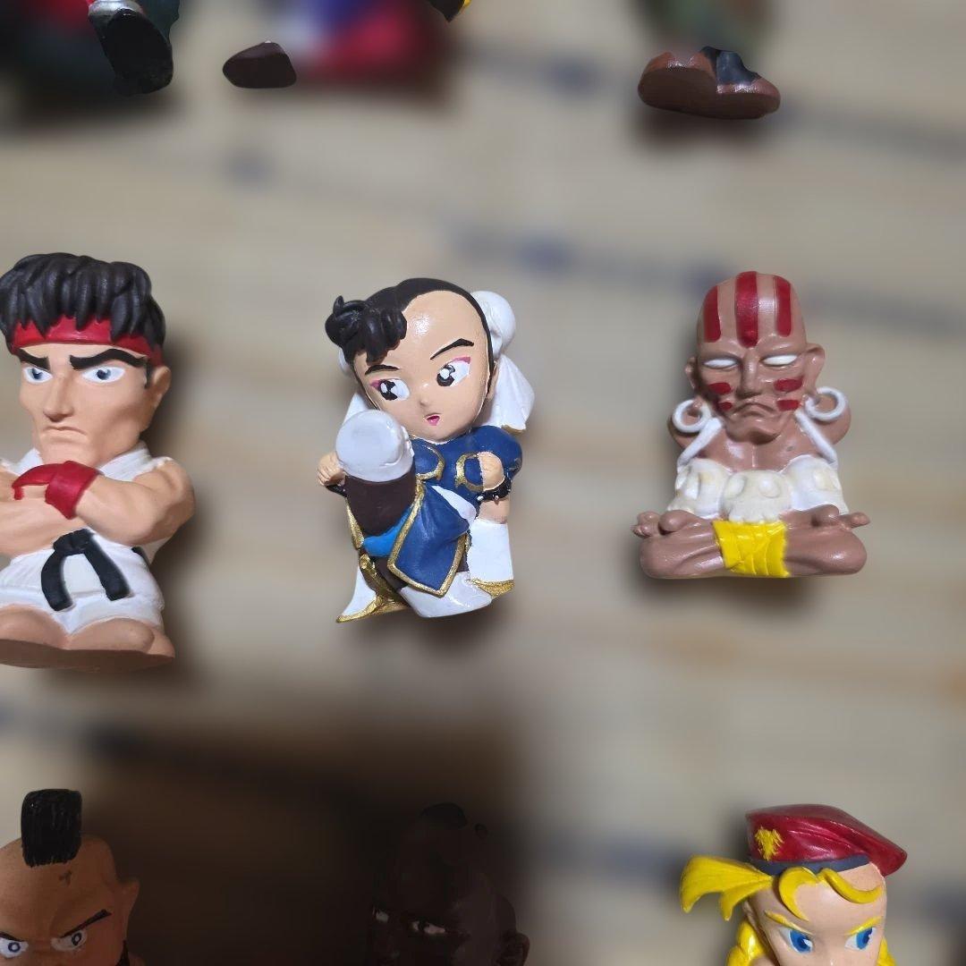 ストリートファイター2 デフォルメ　ガレージキット　ボークス　彩色済16体セット