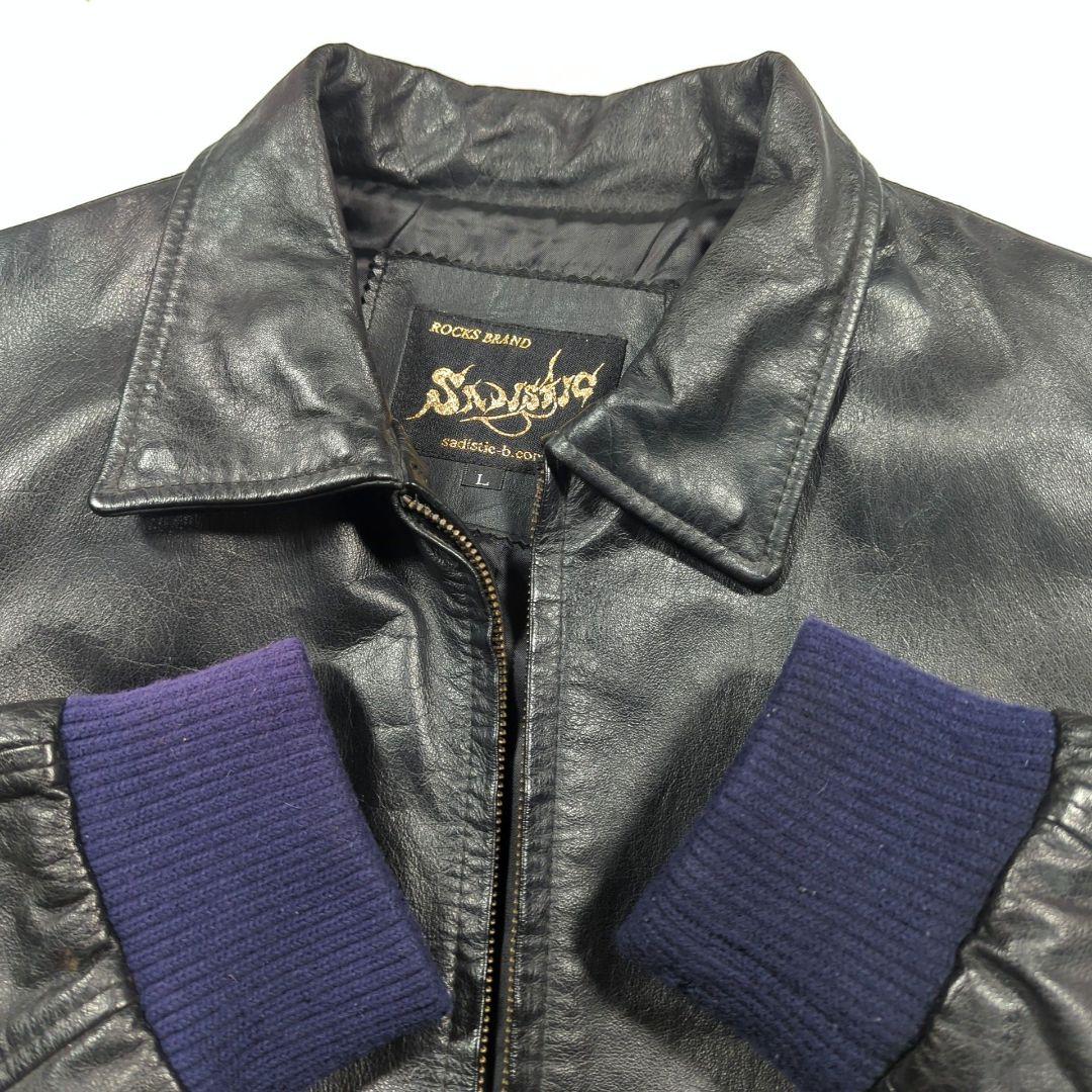 サディスティックビー　レザージャケット　シングルライダース　ロカビリー　原宿