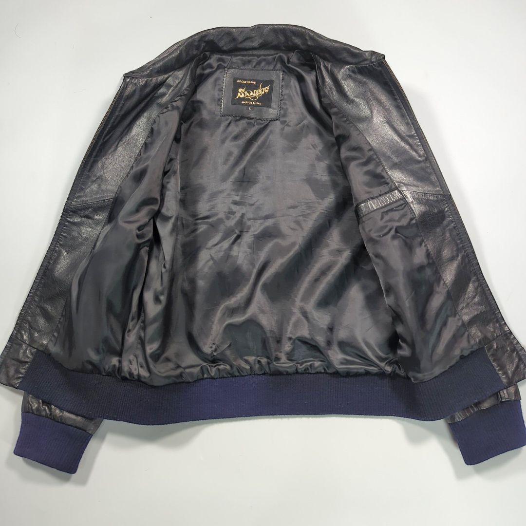 サディスティックビー　レザージャケット　シングルライダース　ロカビリー　原宿