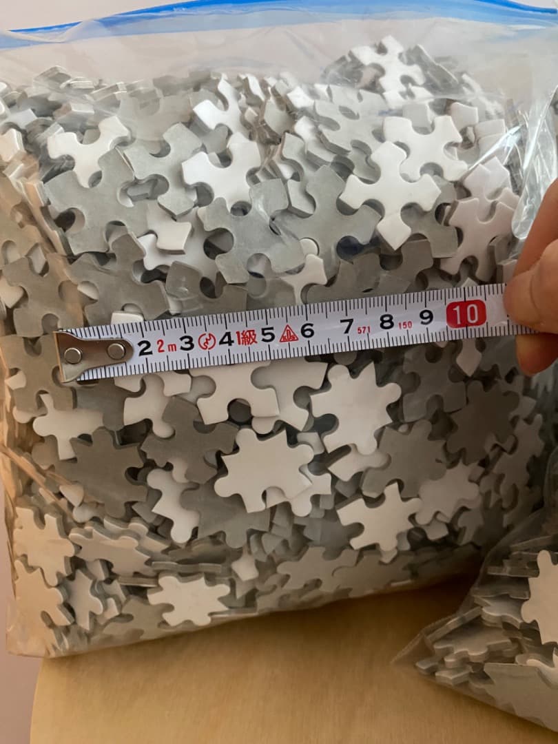 【未使用品】5005P ホワイト ジグソーパズル 特注品 アート 美術 白地図