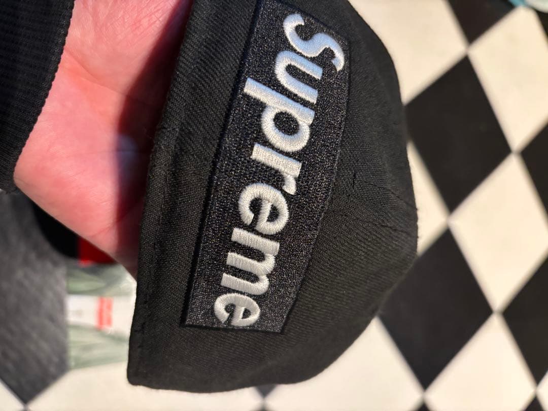 Supreme 59FIFTY ベースボールキャップ ブラック 7 1/4