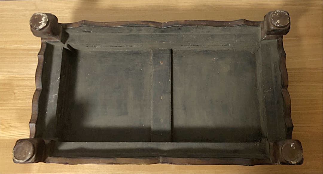 中国美術 香台 花台 時代 花鳥山水人物蒔絵 螺鈿細工 最終値引