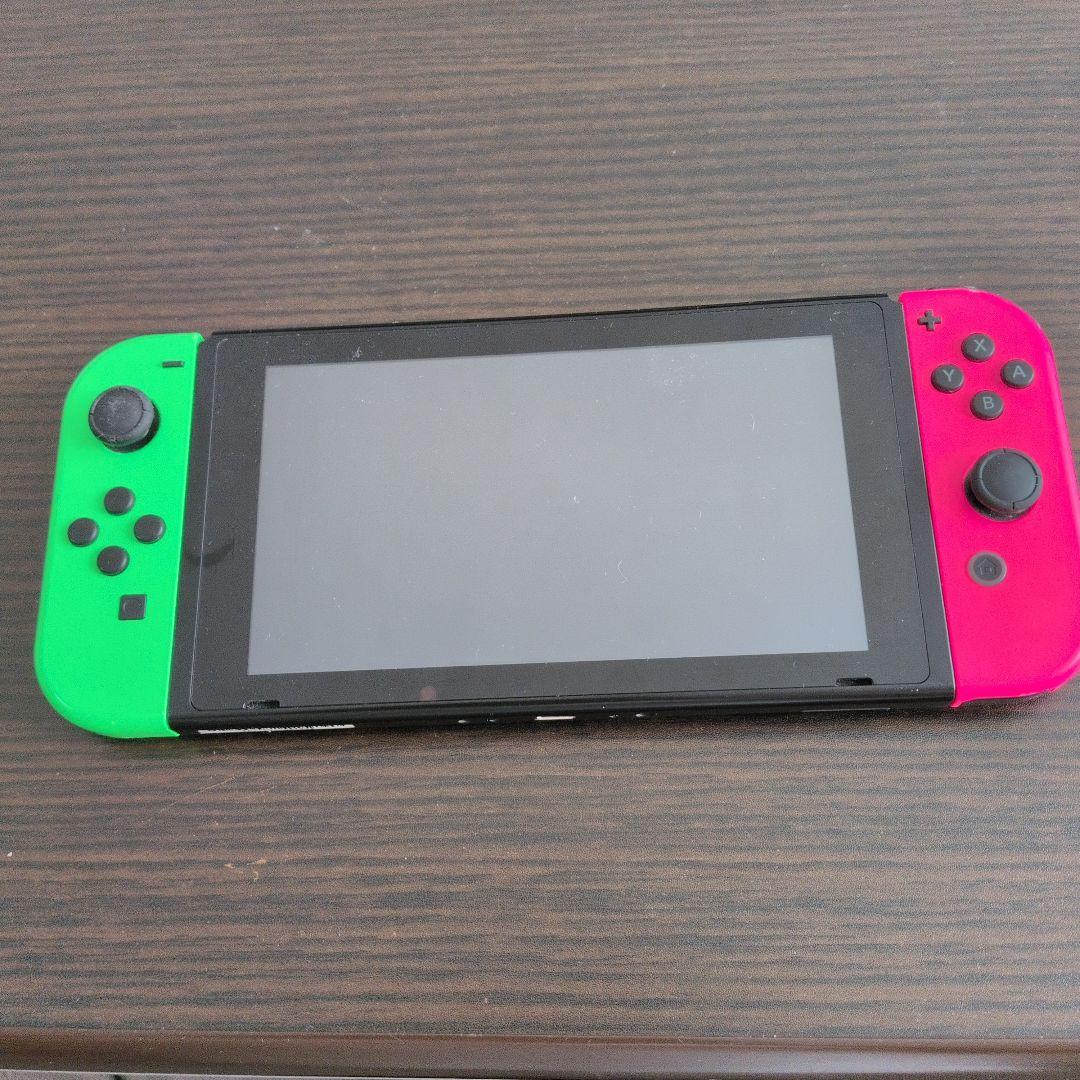 Nintendo Switch 本体 グリーン・ピンクジョイコン